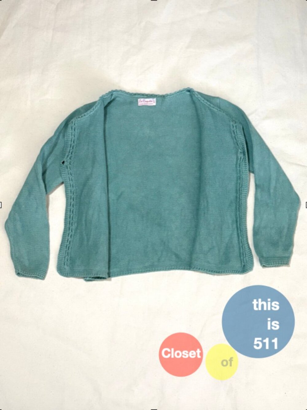 La Coqueta kids girls cardigan size 4T - Picture 3 of 5